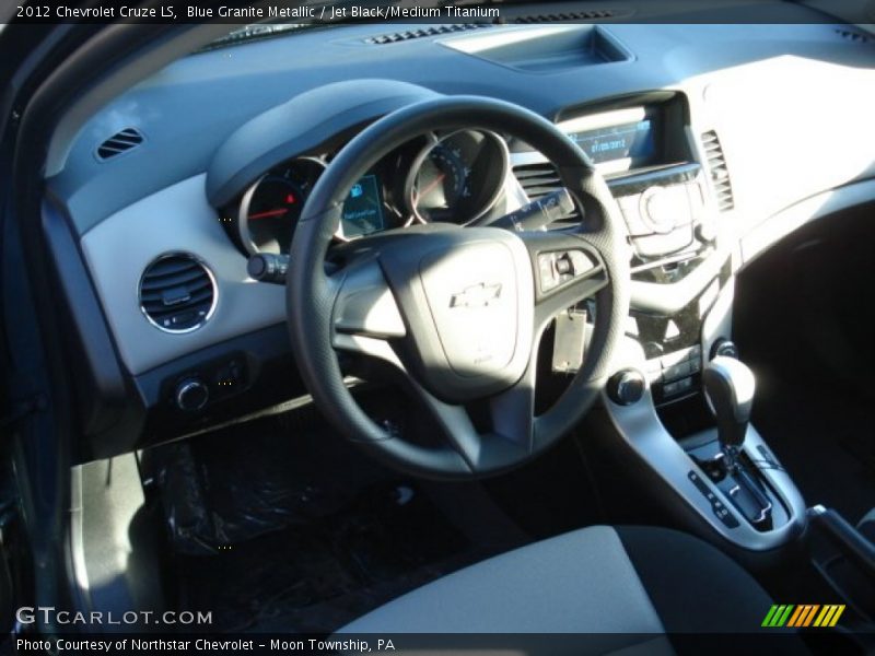Blue Granite Metallic / Jet Black/Medium Titanium 2012 Chevrolet Cruze LS
