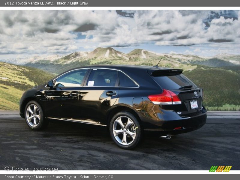 Black / Light Gray 2012 Toyota Venza LE AWD