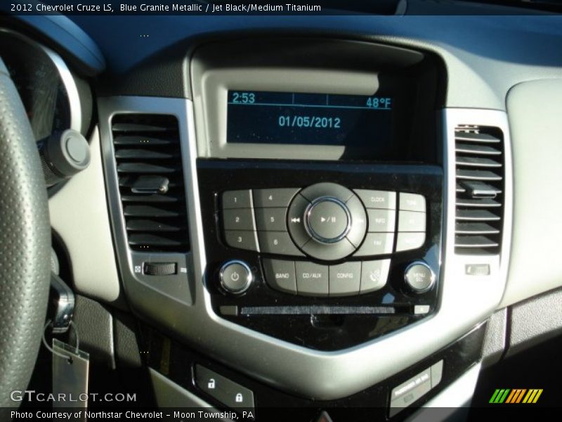 Blue Granite Metallic / Jet Black/Medium Titanium 2012 Chevrolet Cruze LS