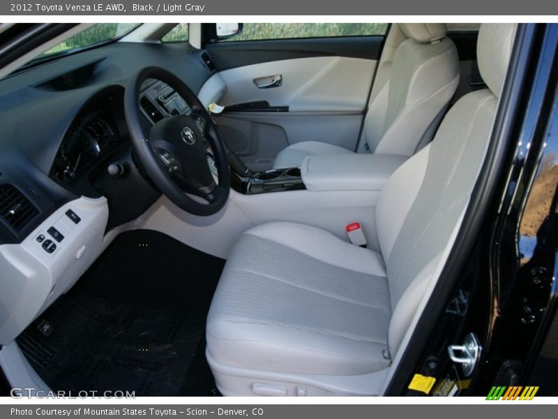 Black / Light Gray 2012 Toyota Venza LE AWD