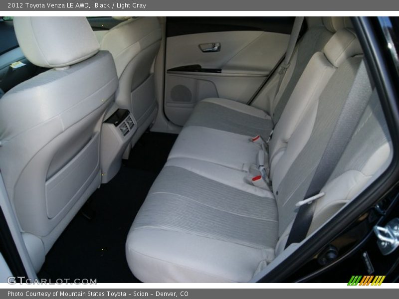 Black / Light Gray 2012 Toyota Venza LE AWD