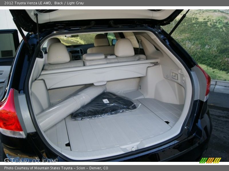 Black / Light Gray 2012 Toyota Venza LE AWD