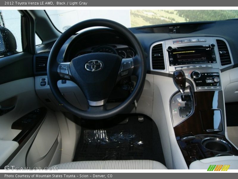 Black / Light Gray 2012 Toyota Venza LE AWD