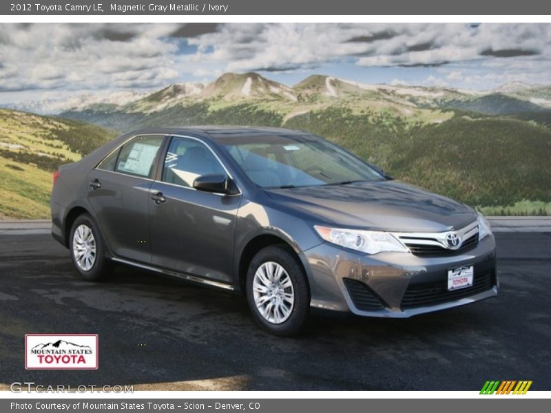 Magnetic Gray Metallic / Ivory 2012 Toyota Camry LE