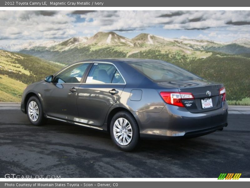 Magnetic Gray Metallic / Ivory 2012 Toyota Camry LE
