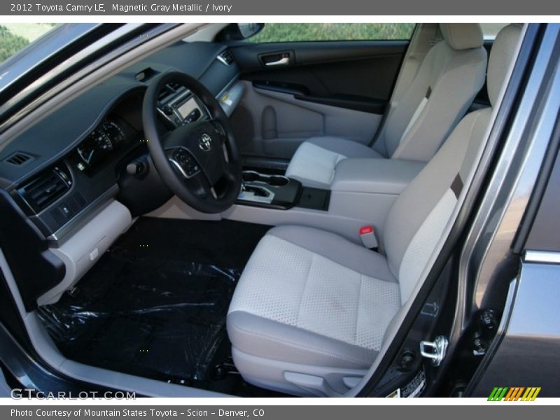 Magnetic Gray Metallic / Ivory 2012 Toyota Camry LE