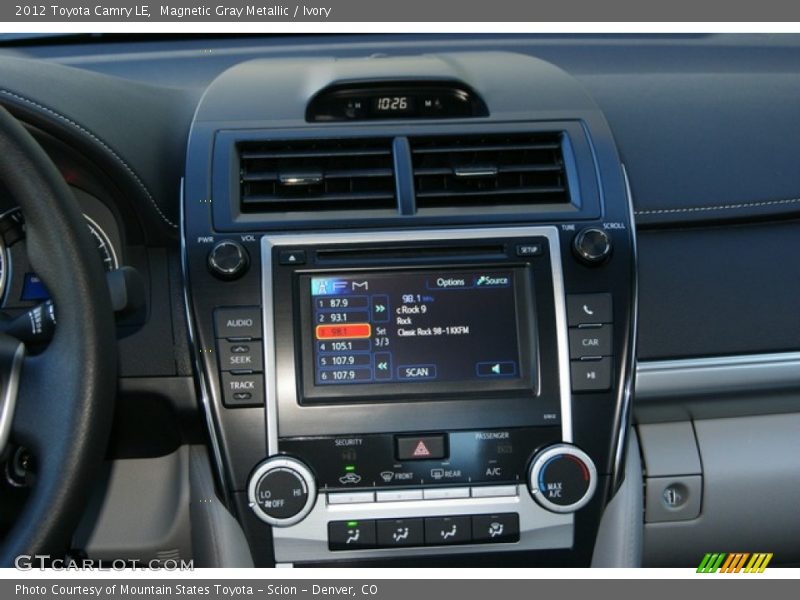 Magnetic Gray Metallic / Ivory 2012 Toyota Camry LE