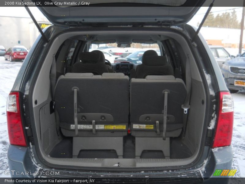 Olive Gray Metallic / Gray 2008 Kia Sedona LX