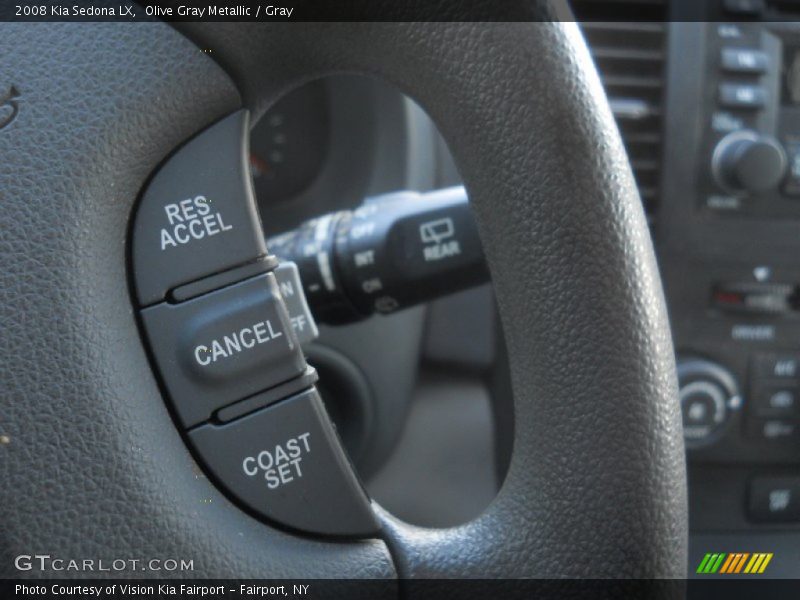 Olive Gray Metallic / Gray 2008 Kia Sedona LX