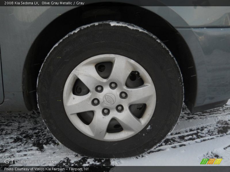 Olive Gray Metallic / Gray 2008 Kia Sedona LX