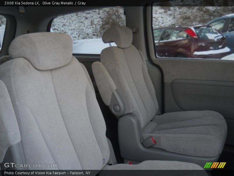 Olive Gray Metallic / Gray 2008 Kia Sedona LX