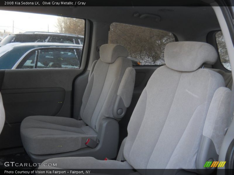Olive Gray Metallic / Gray 2008 Kia Sedona LX