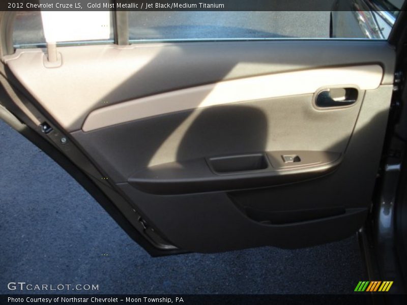 Gold Mist Metallic / Jet Black/Medium Titanium 2012 Chevrolet Cruze LS