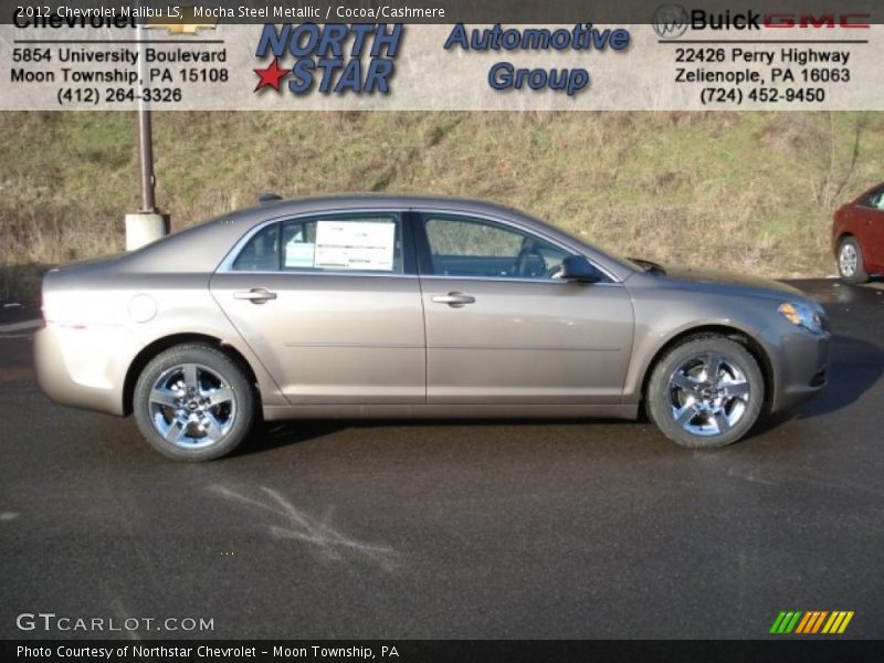 Mocha Steel Metallic / Cocoa/Cashmere 2012 Chevrolet Malibu LS