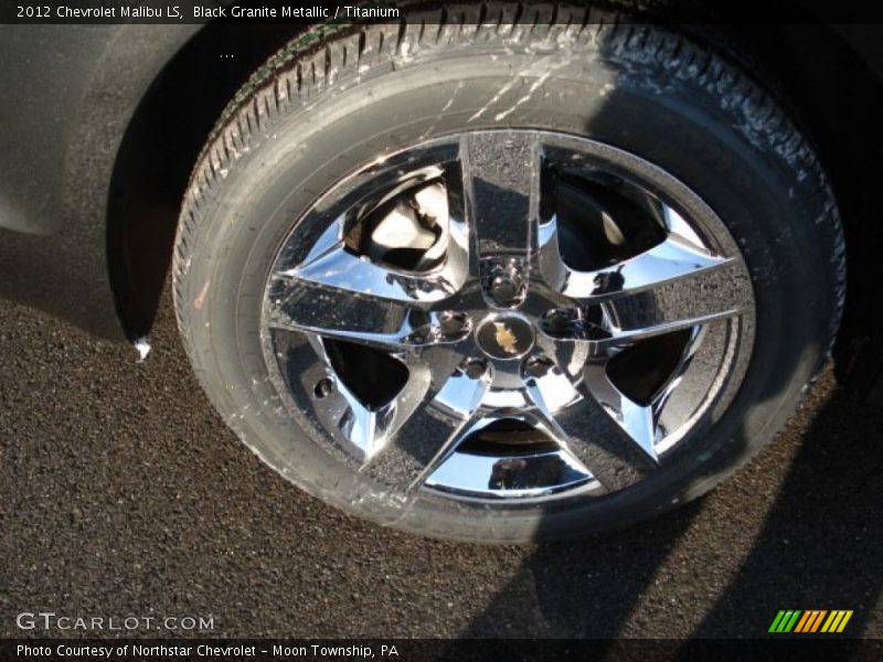 Black Granite Metallic / Titanium 2012 Chevrolet Malibu LS