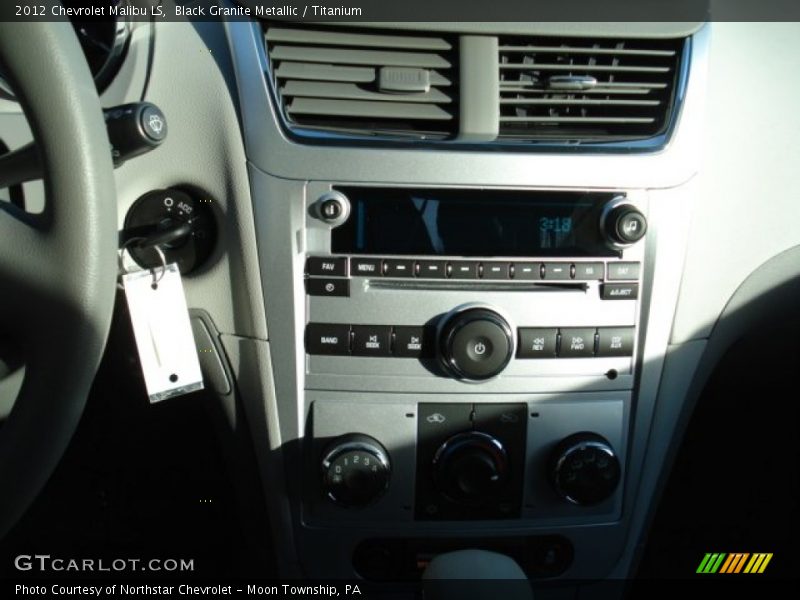 Black Granite Metallic / Titanium 2012 Chevrolet Malibu LS