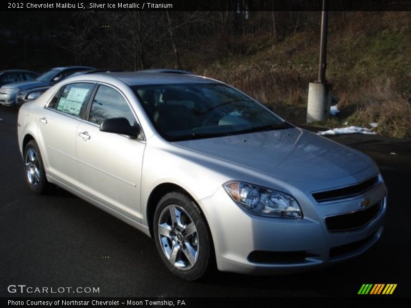 Silver Ice Metallic / Titanium 2012 Chevrolet Malibu LS