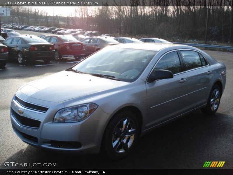 Silver Ice Metallic / Titanium 2012 Chevrolet Malibu LS