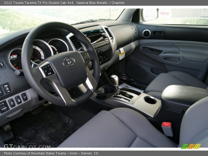 Nautical Blue Metallic / Graphite 2012 Toyota Tacoma TX Pro Double Cab 4x4