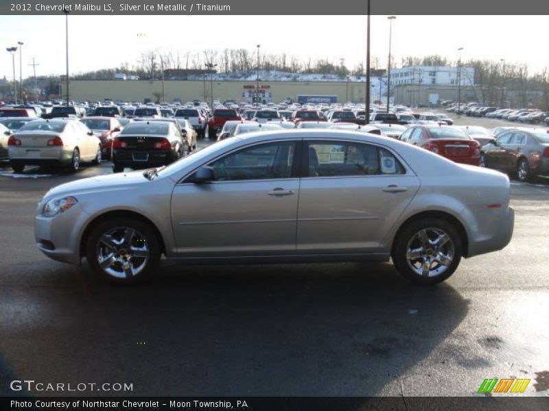 Silver Ice Metallic / Titanium 2012 Chevrolet Malibu LS