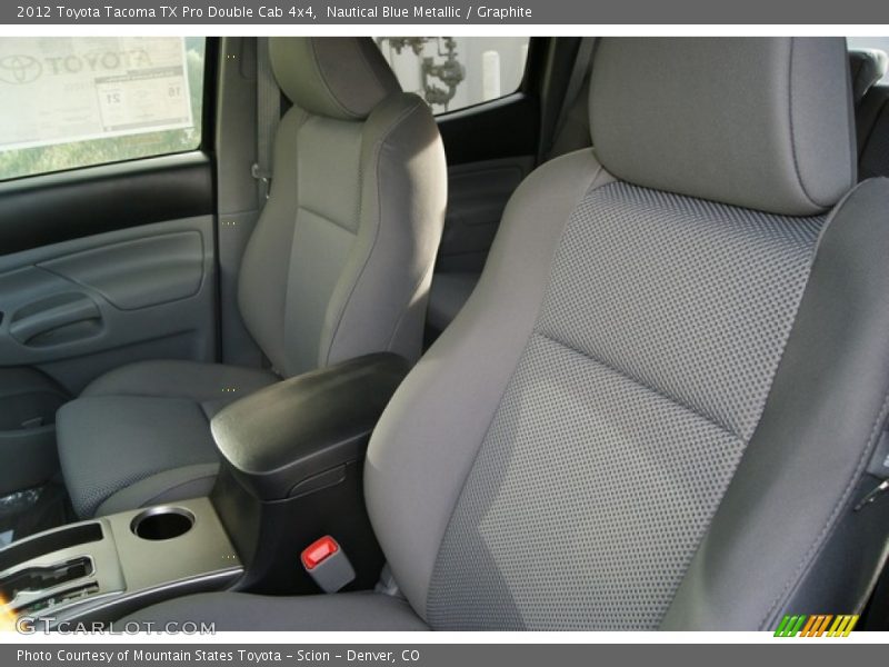Nautical Blue Metallic / Graphite 2012 Toyota Tacoma TX Pro Double Cab 4x4
