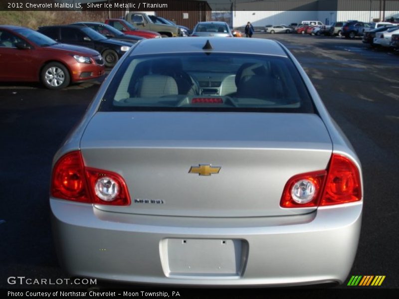 Silver Ice Metallic / Titanium 2012 Chevrolet Malibu LS