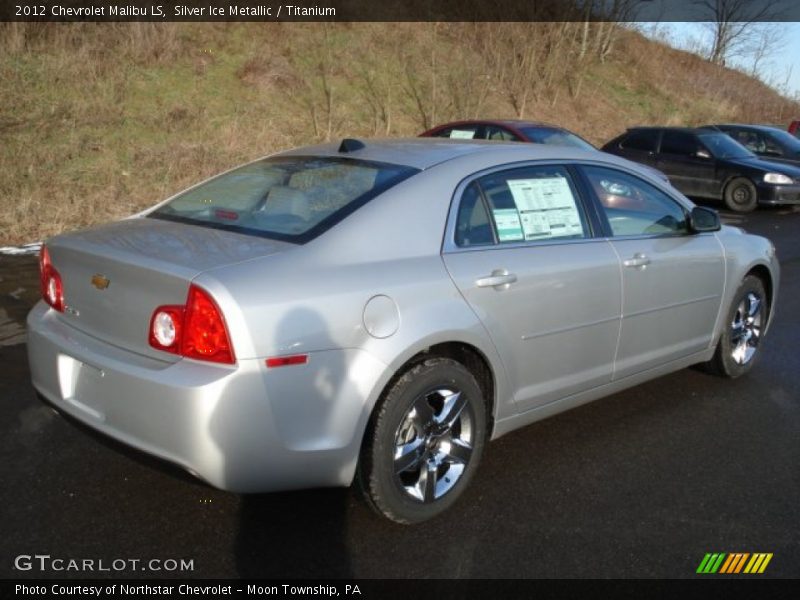 Silver Ice Metallic / Titanium 2012 Chevrolet Malibu LS