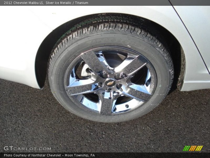 Silver Ice Metallic / Titanium 2012 Chevrolet Malibu LS