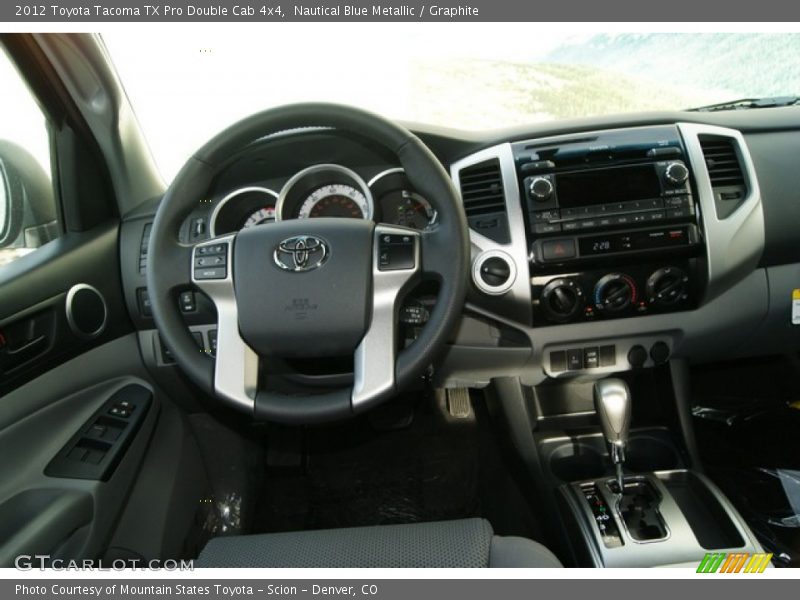 Nautical Blue Metallic / Graphite 2012 Toyota Tacoma TX Pro Double Cab 4x4