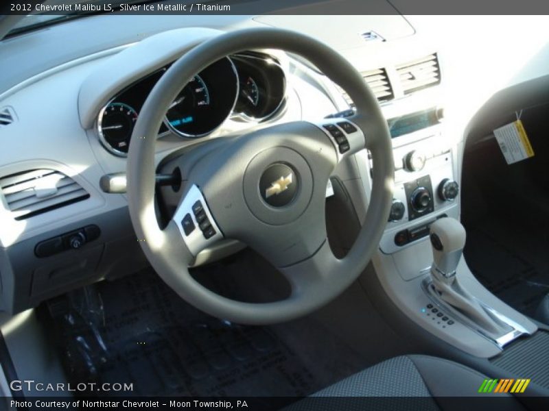Silver Ice Metallic / Titanium 2012 Chevrolet Malibu LS