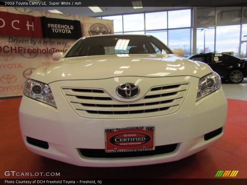 Super White / Ash 2009 Toyota Camry LE