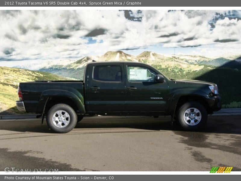 Spruce Green Mica / Graphite 2012 Toyota Tacoma V6 SR5 Double Cab 4x4