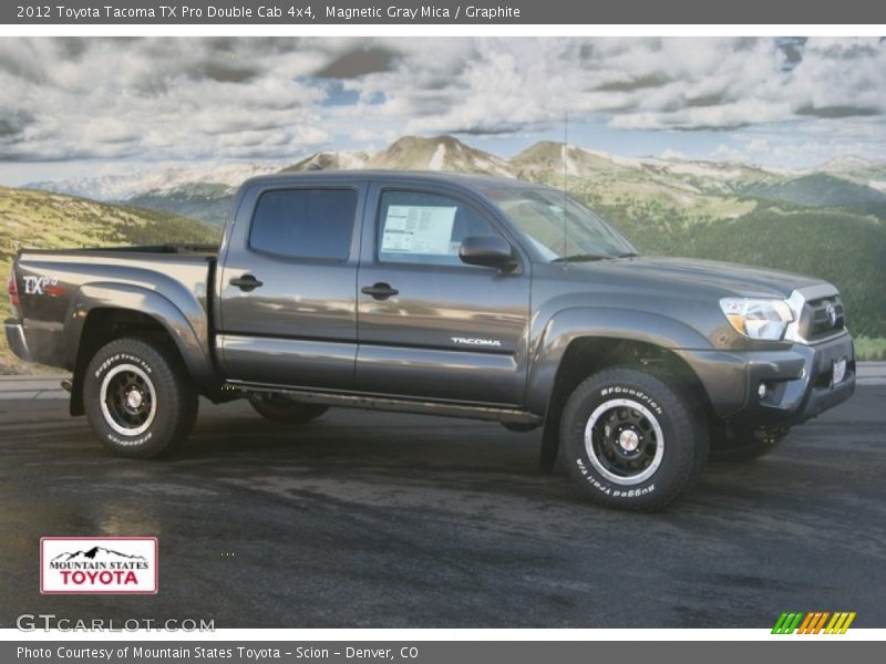 Magnetic Gray Mica / Graphite 2012 Toyota Tacoma TX Pro Double Cab 4x4