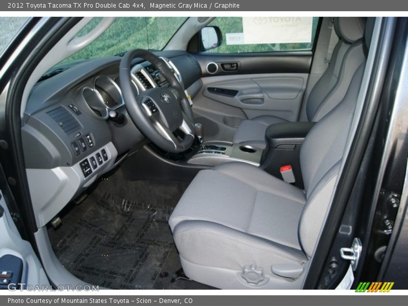  2012 Tacoma TX Pro Double Cab 4x4 Graphite Interior