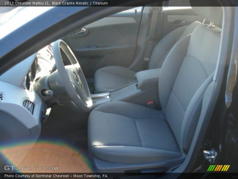 Black Granite Metallic / Titanium 2012 Chevrolet Malibu LS