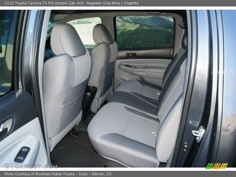  2012 Tacoma TX Pro Double Cab 4x4 Graphite Interior