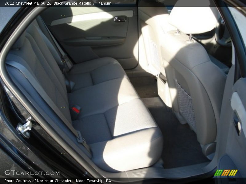 Black Granite Metallic / Titanium 2012 Chevrolet Malibu LS