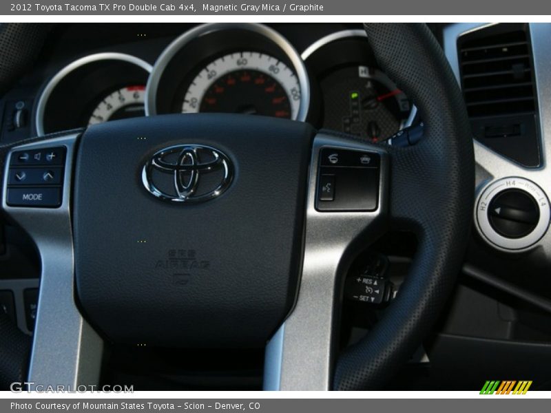 Magnetic Gray Mica / Graphite 2012 Toyota Tacoma TX Pro Double Cab 4x4