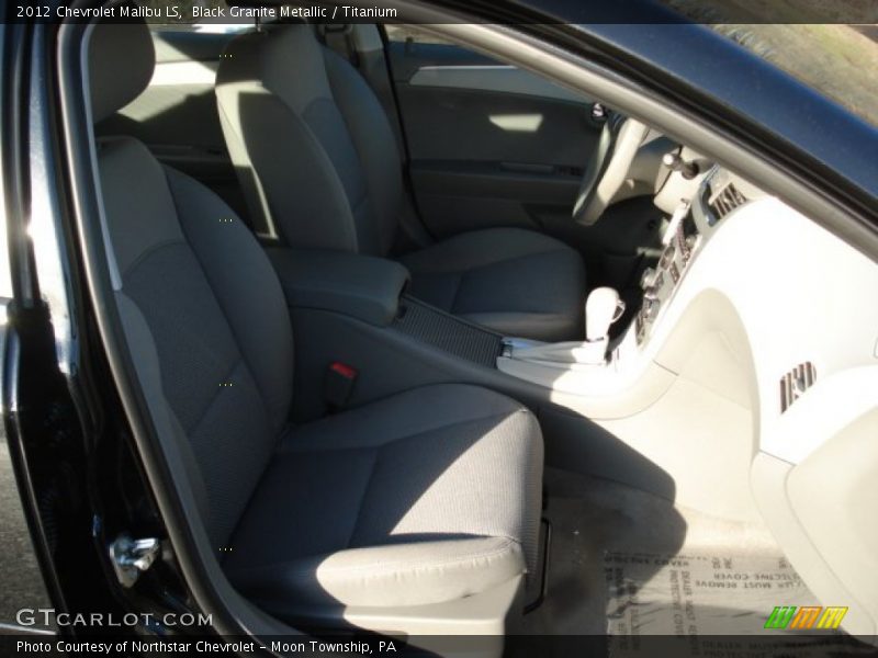Black Granite Metallic / Titanium 2012 Chevrolet Malibu LS