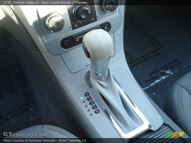 Black Granite Metallic / Titanium 2012 Chevrolet Malibu LS