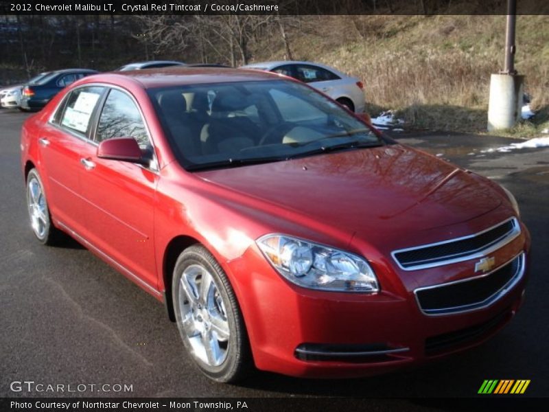 Crystal Red Tintcoat / Cocoa/Cashmere 2012 Chevrolet Malibu LT