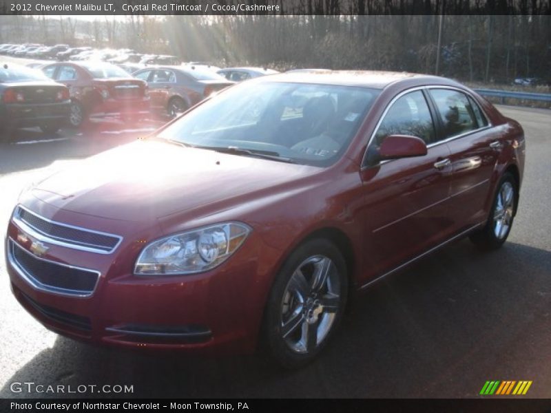 Crystal Red Tintcoat / Cocoa/Cashmere 2012 Chevrolet Malibu LT