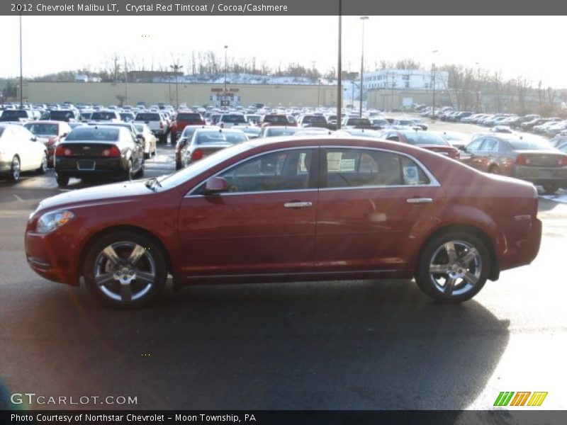 Crystal Red Tintcoat / Cocoa/Cashmere 2012 Chevrolet Malibu LT