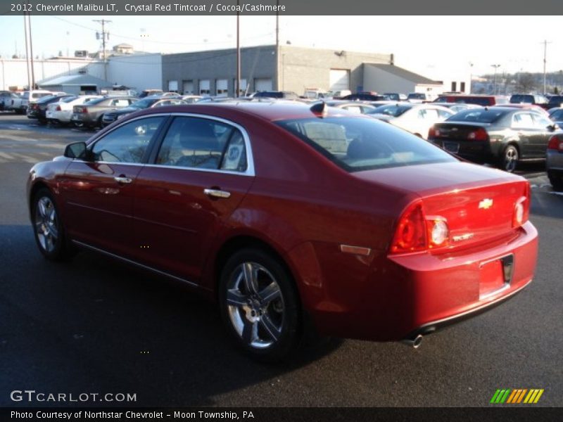 Crystal Red Tintcoat / Cocoa/Cashmere 2012 Chevrolet Malibu LT