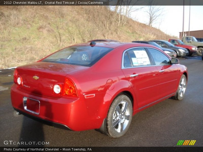 Crystal Red Tintcoat / Cocoa/Cashmere 2012 Chevrolet Malibu LT