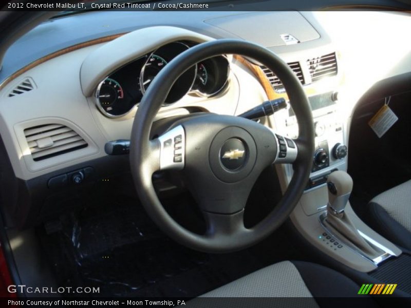 Crystal Red Tintcoat / Cocoa/Cashmere 2012 Chevrolet Malibu LT