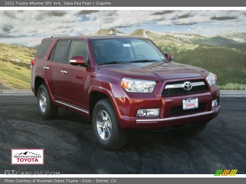 Salsa Red Pearl / Graphite 2012 Toyota 4Runner SR5 4x4