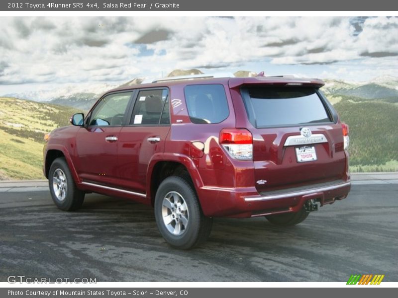 Salsa Red Pearl / Graphite 2012 Toyota 4Runner SR5 4x4