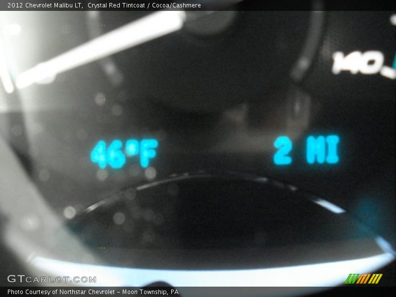 Crystal Red Tintcoat / Cocoa/Cashmere 2012 Chevrolet Malibu LT