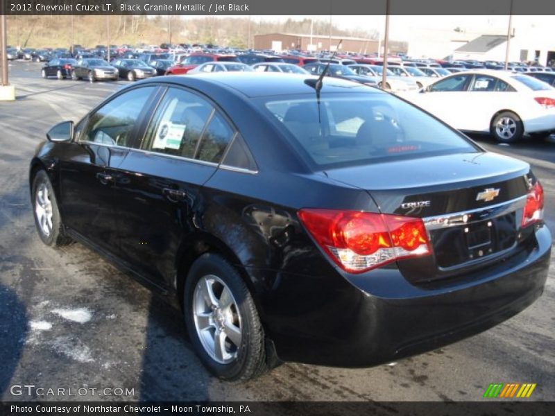 Black Granite Metallic / Jet Black 2012 Chevrolet Cruze LT